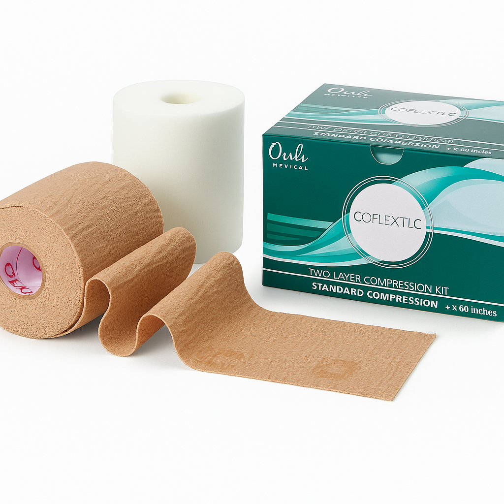 Libor CoFlex TLC Zinc 2 Katmanlı Sıkıştırma Kiti- Coban Yapışkanlı Bandaj Koban -Kendinden yapışkan